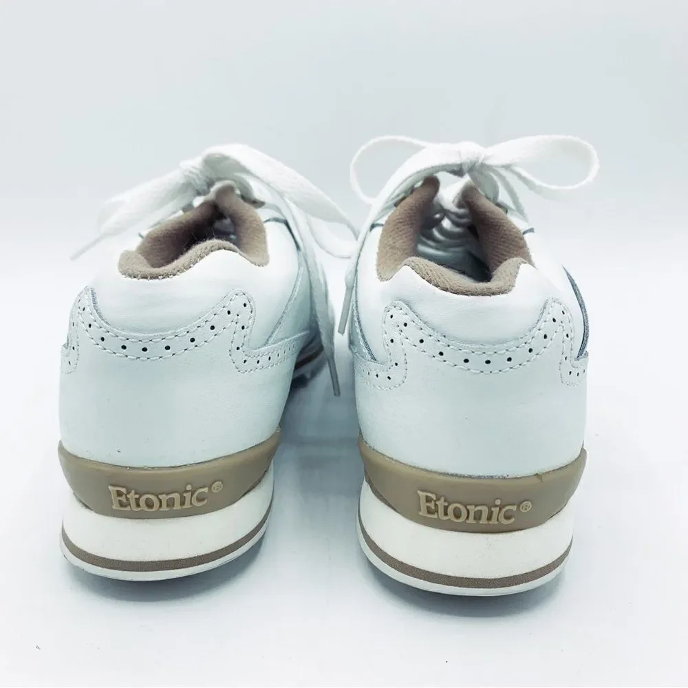 Etonic Stabilites ST Women’s White Leather Metal Spiked Golf‎ Shoes 6 New